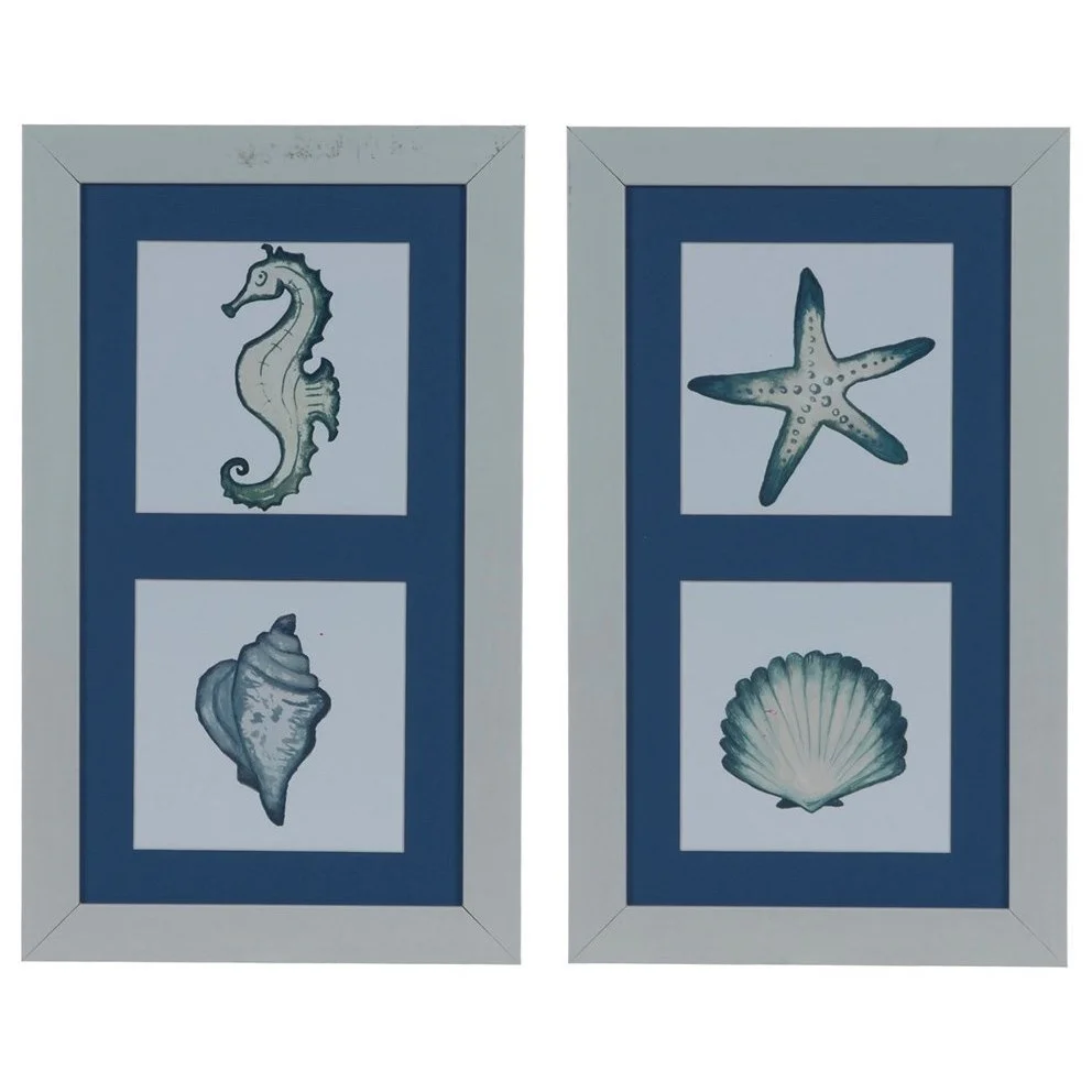 Crestview Collection Prints and Paintings CVA3669 Sea Medley (Set